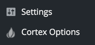 cortex-theme-options
